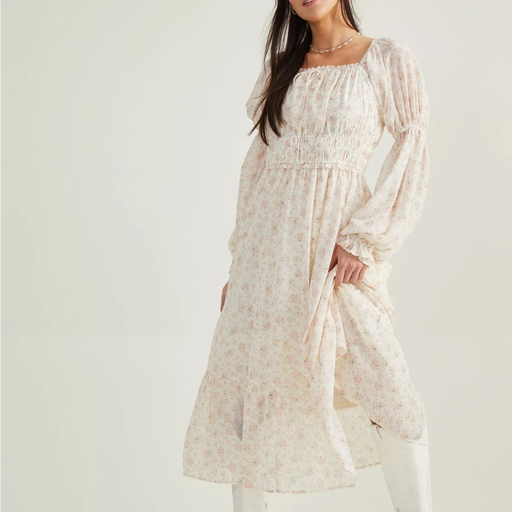 Altar’d state floral maxi dress